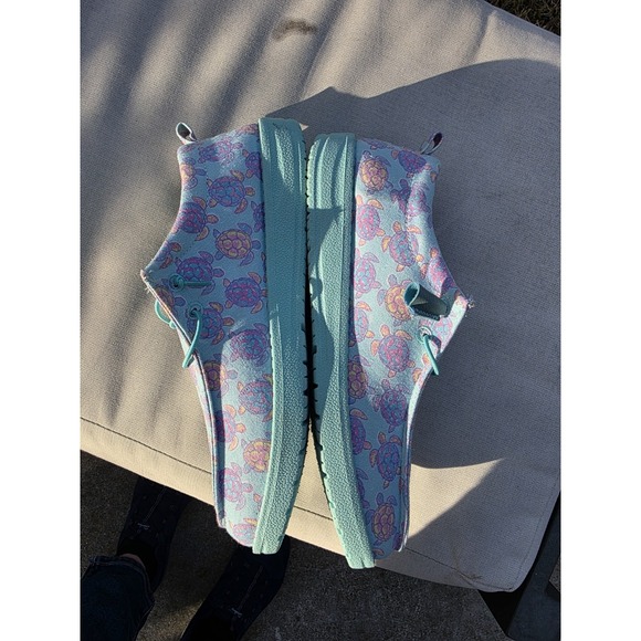 Simply Southern Slip On Shoes womans pink turtle Size 9 - Picture 8 of 13